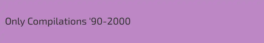 Only Compilations '90-2000